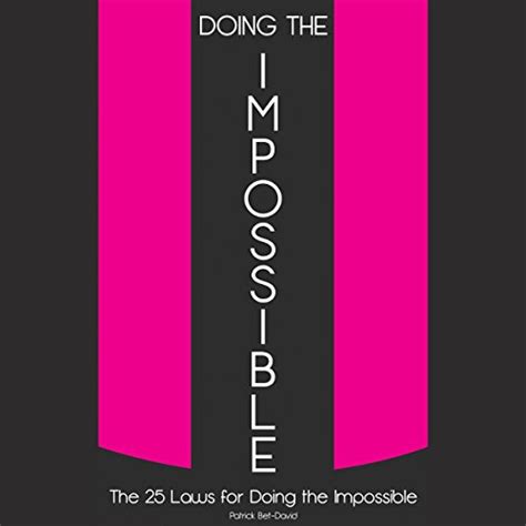 doing the impossible patrick bet david free ebok